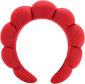 Spa Headband for Washing Face or Facial Makeup - Bubble Skincare Terry Cloth Puffy Headband for Mask Skin Treatment