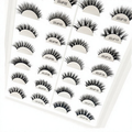 12mm Everyday Natural False Lashes - Soft Handmade 3D Synthetic Strip Lashes - Lightweight & Reusable Cruelty-Free Lashes for a Subtle Look